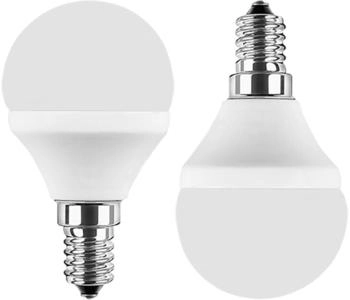 Blulaxa 49886 - LED SMD Lampe G45, E14, 3W, 250 lm, warmweiß, Doppelpack
