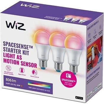 Wiz Wi-Fi BLE 60W A60 E27 822-65 RGB 3CT/6
