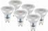 Näve LED-Leuchtmittel, GU10, 6 St., Warmweiß, 6er Set GU10/5W warmweiß 3000K 450lm nicht dimmbar d: 5cm