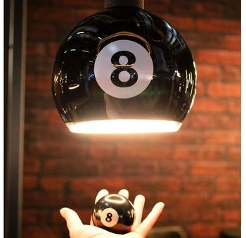 Segula LED-Leuchtmittel LED Floating Billard 200 black 8, E27, 1 St., Extra-Warmweiß, handmade