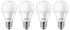 Philips LED Lampe E27 4er Set 10W (75W) 2700K