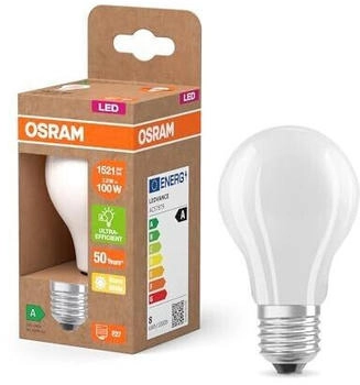 Osram E27 LED Lampe Classic matt 7,2W wie 100W warmweißes Licht 2700K - Energy efficiency class A