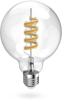 Hama Smart LED Filament E27 G95, WLAN, Matter, 4,9 W, RGBW F