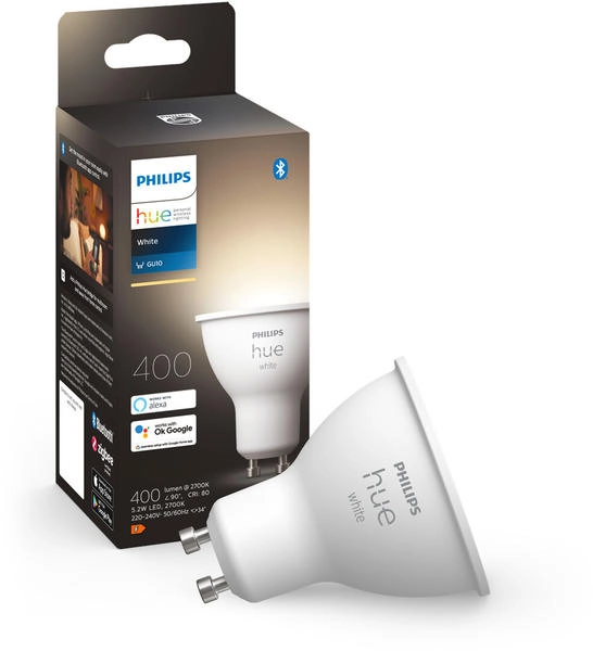 Philips Bluetooth White Lampe GU10 in Weiß 4,2W 400lm 1er Set