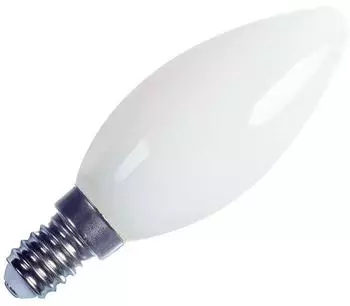 SLV C35 E14, LED Leuchtmittel, gefrosted 4,2W 2700K CRI90 320°