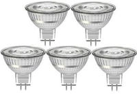 Blulaxa LED Leuchtmittel MR16 GU5.3, 3,5W, 345 Lumen, 5er Pack, Warmwei&szlig;