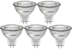 Blulaxa LED-Lampe 49681 MR16, GU5,3, 3,5W ersetzt 35W, warmwei&szlig;, 5 St&uuml;ck
