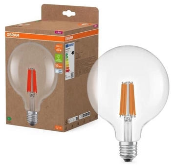 Osram E27 STAR Globe 125 LED Kugellampe klar 7,2W wie 100W 4000K neutralweißes Licht