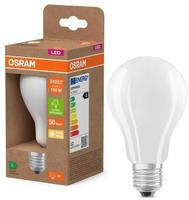 OSRAM LED-Lampe frosted, E27, 11,6W ersetzt 150W, warmwei&szlig;, Energieklasse A