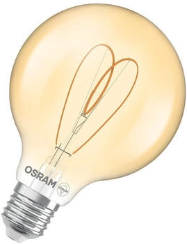 Osram E27 LED VINTAGE Heart Filament Globe 95 GOLD 4,9W wie 40W dimmbar extra warmweiß 90Ra