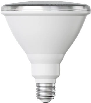 ledscom.de E27 LED Leuchtmittel, PAR38 kurzer Hals, weiß (4000 K), 14,9 W, 1395lm, 41°, Reflektorspiegel (silber)