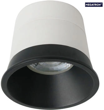 Megatron LED-Modul Koin Flex dim GU10 4,9W Ring schwarz F