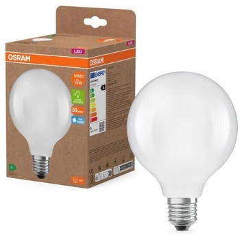 Osram E27 STAR Globe 95 besonders effiziente LED Kugellampe Frosted 5W wie 75W 6500K Tageslichtweiß