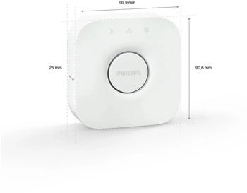 Philips Hue Starter Set mit 2 x E27 RGBW Lampen dimmbar 9W wie 60W & Bridge & Sensoren