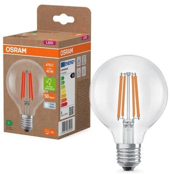 Osram E27 STAR Globe 80 besonders effizientes LED Filament Leuchtmittel 2,2W wie 40W 4000K neutralweißes Licht