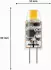 Philips LED Lampe G4 Brenner 1W 100lm 2700K Doppelpack transparent