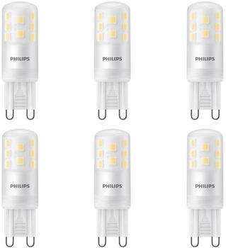 Philips LED Lampe G9 Brenner 3,7W 470lm Sechserpack wei&szlig;