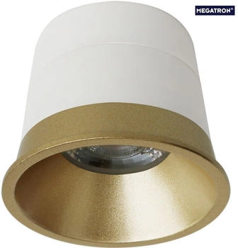 Megatron LED-Modul Koin Flex GU10 4,9W, Aufsatzring gold E