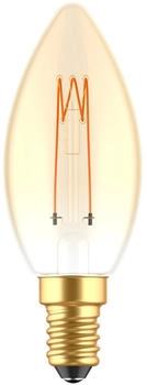 LEDs Light LED Kerze Leuchtmittel Glühbirne Lampe E14 dimmbar 2.5W extra-warmweiß Gold C35