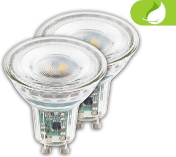 Briloner 2 x LED Leuchtmittel GU10 EEK A Lampe 2,5W Glas 450Im Warmweiß