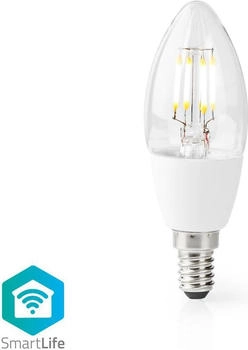 Nedis N WIFILF10WTC37 - Smart Light, Kerze, E14, 5 W, warmweiß, WLAN