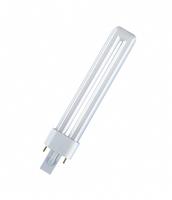 Osram Kompaktleuchtstofflampe DULUX S 2Pin KVG 11W G23 827, Energieeffizienzklasse: G