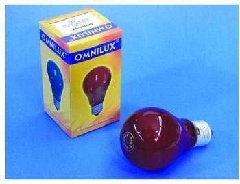 OMNILUX A19 230V/40W E-27 rot