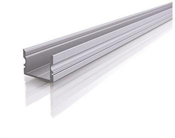 Deko-Light AU-02-15 hohes U-Profil für 15 - 16,3 mm LED Stripes, Silber-matt, eloxiert, 1000 mm