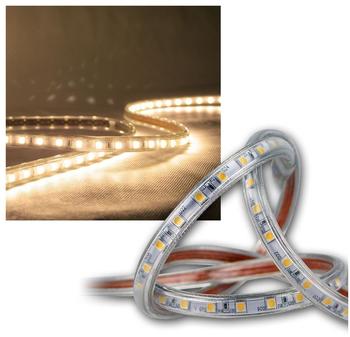 ChiliTec LED-Stripe „Ultra-Bright" 230V, 5m, 600lm/m, warmweiß, dimmbar (21154)
