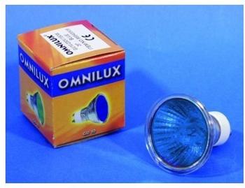 OMNILUX GU-10 230V/50W 1500h 25 ° Blau