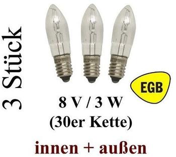 EGB Topkerzen 8V/3W E10