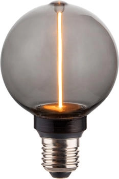 Luxula LED Filament Lampe, Line Smoke Globe, E27, 2W, 40lm, 1800K, dimmbar (LX-100176)
