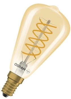 LEDVANCE Vintage 1906 Edison 32 Spiral Filament DIM 4.8W 822 Gold E14