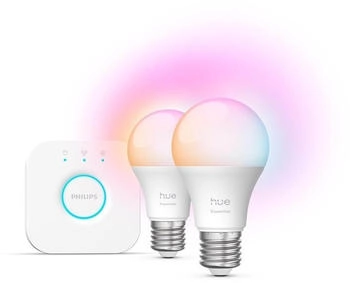 Philips Essential White and Color Ambiance 8W 806 E27 Starter Kit (929004235409)