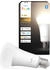 Philips White E27 LED Glühbirne 1600lm warmweiß dimmbar steuerbar via App kompatibel mit Amazon Alexa (Echo Echo Dot) neue Generation (8720169363885)