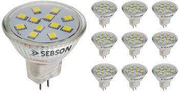 sebson LED-Leuchtmittel 1,6W GU10 warmweiß 10er Set