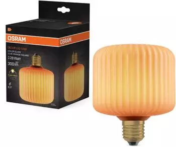 Osram DECOR LED LAMP IN COLOURED GLASS Flat LED-Lampe Kunststoff Matt 3,5 W 300 lm 2700 K Energieeffizienzklasse: F CRI: 80
