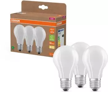 Osram LED-Lampe Classic A100 Filament 7,2W 827 2700K warmwei&szlig; E27 matt 1521 lm 50.000h Klasse A