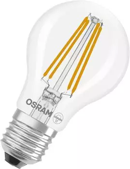 Osram LED-Lampe Star Kolbenform A60 Filament 2700 K warmweiß 5,9 W E27 klar 806 lm 15.000h für Decken- und Stehleuchten Wohnraum