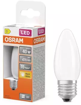 Osram LED EEK D ( - ) E27 3.4 W Warmweiß ( ... [EEK: D]