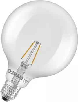 Osram LED-Gl&uuml;hbirne G125 E27 Kerze 1.8W = 25W 250lm 2700K Warm 300&deg; Gl&uuml;hfaden