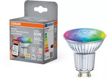 Osram SMART+ GU10 4.7W RGBW Reflektorform