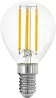 EGLO 110019, EGLO LED-Lampe P45 Mini ball 4W/827 470 lumen clear E14