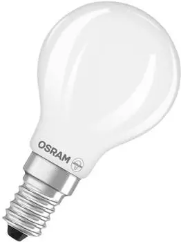 Osram Star Miniballform P25 Filament 2700 K warmwei&szlig; 1,8 W E14 matt 250 lm