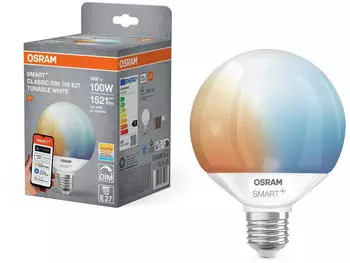 Osram SMART+ Globe 95 E27 Tunable White 14W 2700-6500K