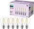 Philips LED Classic Lampe A60 E27 7W 806lm 2700K Filament, 6er-Pack (929001387398)