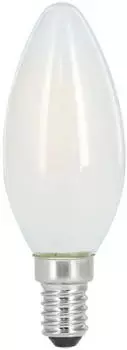 Xavax LED-Filament, E14, 806lm ersetzt 60W, Kerzenlampe, Warmwei&szlig;, Matt (00112931)
