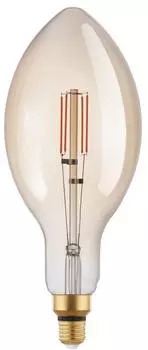 Eglo E27 LED Lampe dimmbar Kerzenform 4,5W (entspricht 40W) 470lm warmwei&szlig; 2200k E140 &Oslash; 14 cm