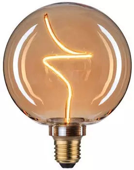 Paulmann Floating Shine G125 LED-Leuchtmittel E27 4W 1800K Gold dimmbar (29237)