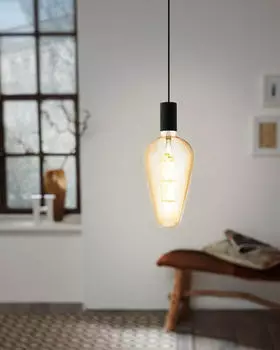 Eglo LED Leuchtmittel D165 E27 8W Amber Vintage dimmbar 2100K (11838)